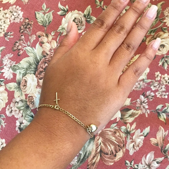 👑✅PRICE FIRM✅ Genuine 14k Solid Gold 3 Charm Bracelet - Picture 7 of 10